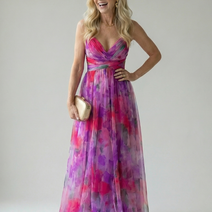 Soft Wrap Maxi Dress