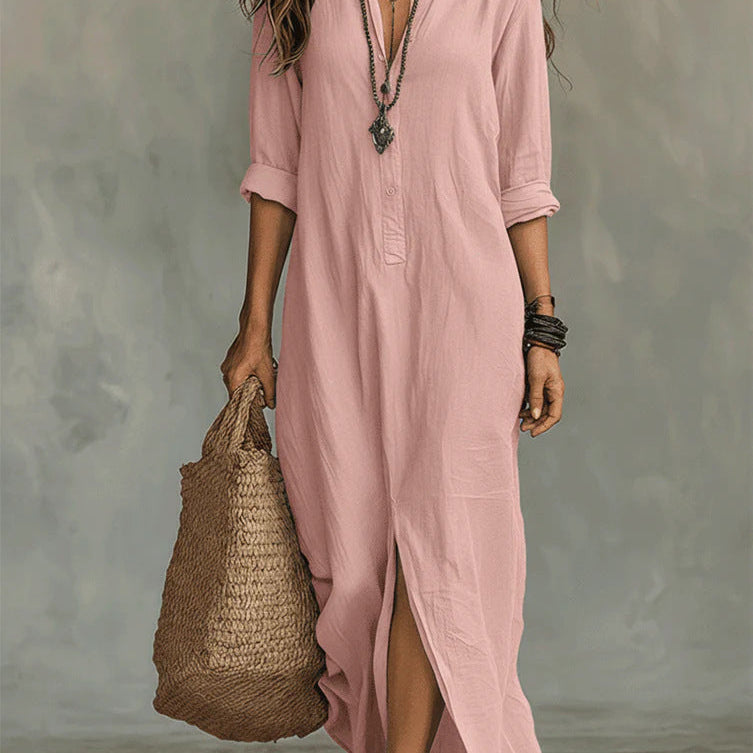 WILLOW | Effortless Maxi Dress Flattering Silhouette Versatile Daily Wear