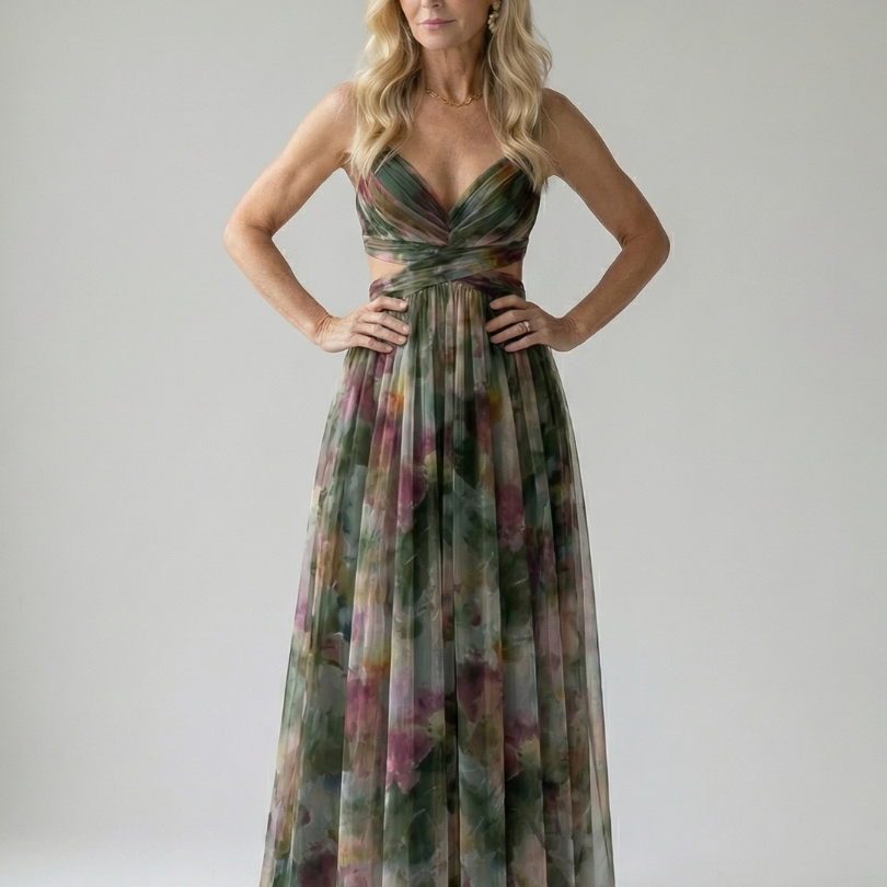 Soft Wrap Maxi Dress