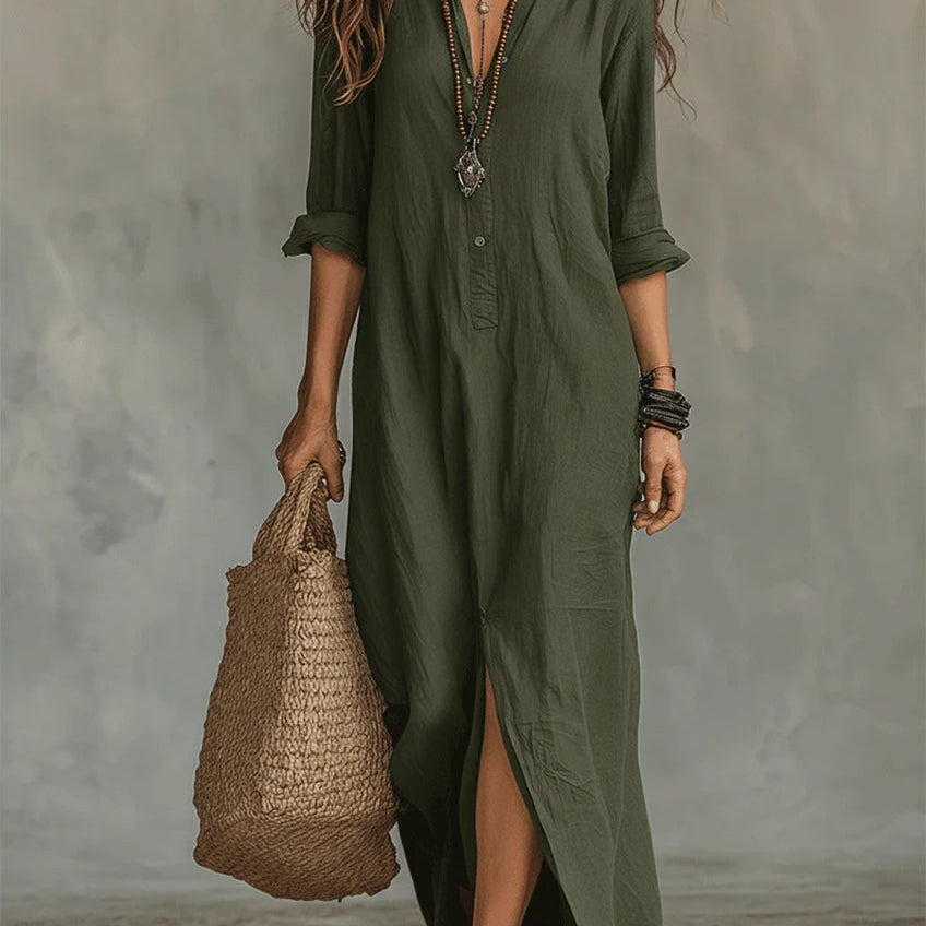 WILLOW | Effortless Maxi Dress Flattering Silhouette Versatile Daily Wear