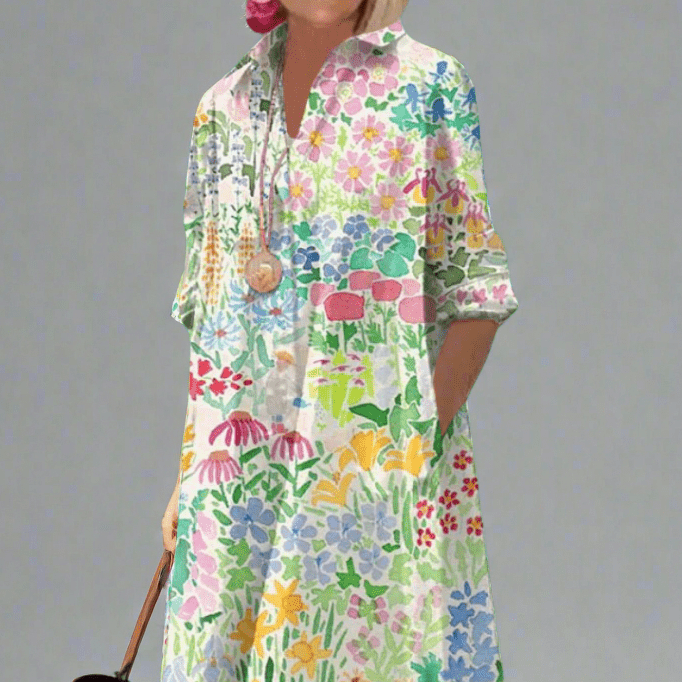 Paige | Carefree and Elegant Midi Dress