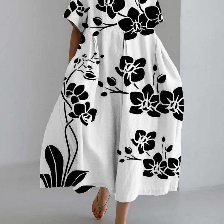 Mari floral summer dress