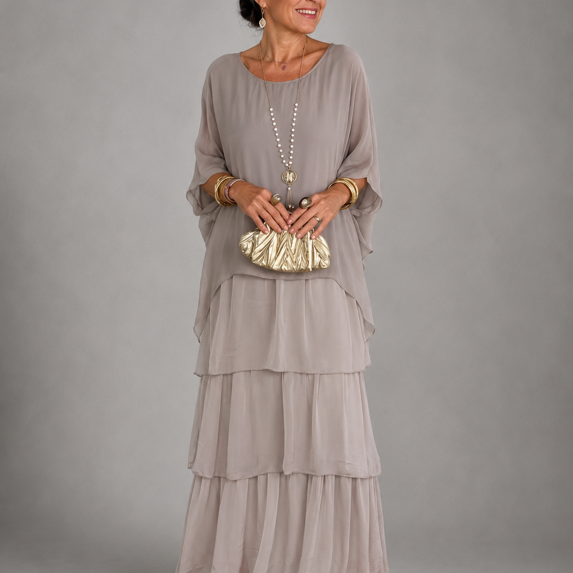 Lara™ | Elegant Flowing Maxi Dress