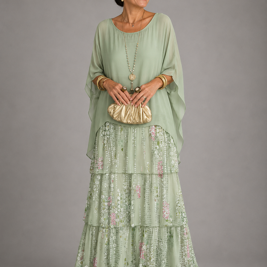 Lara™ | Elegant Flowing Maxi Dress