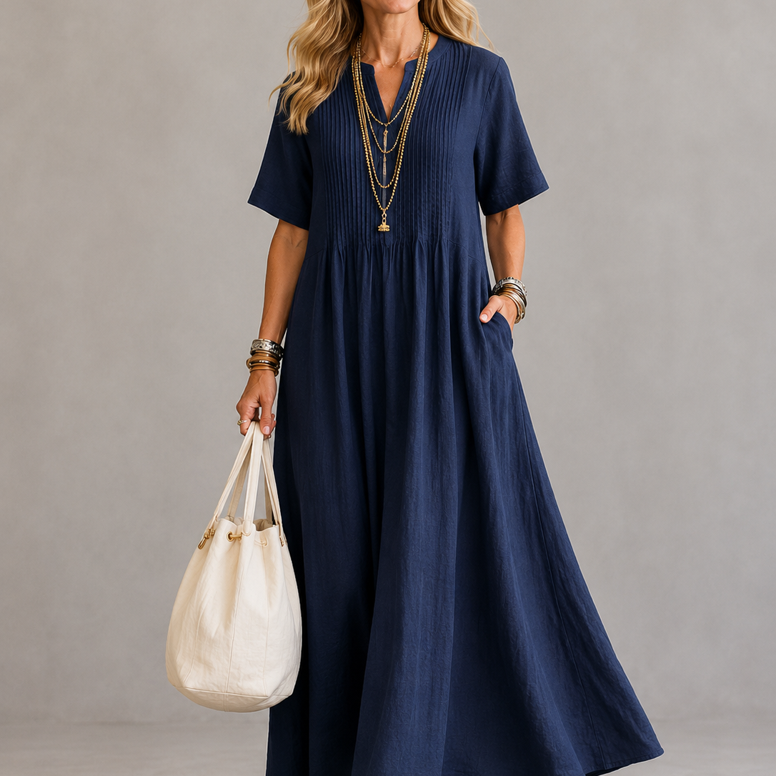 Nathalia™ | Pleated Dress