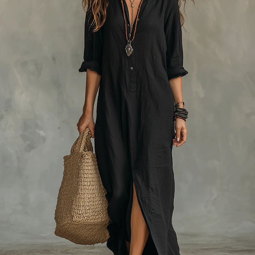 WILLOW | Effortless Maxi Dress Flattering Silhouette Versatile Daily Wear
