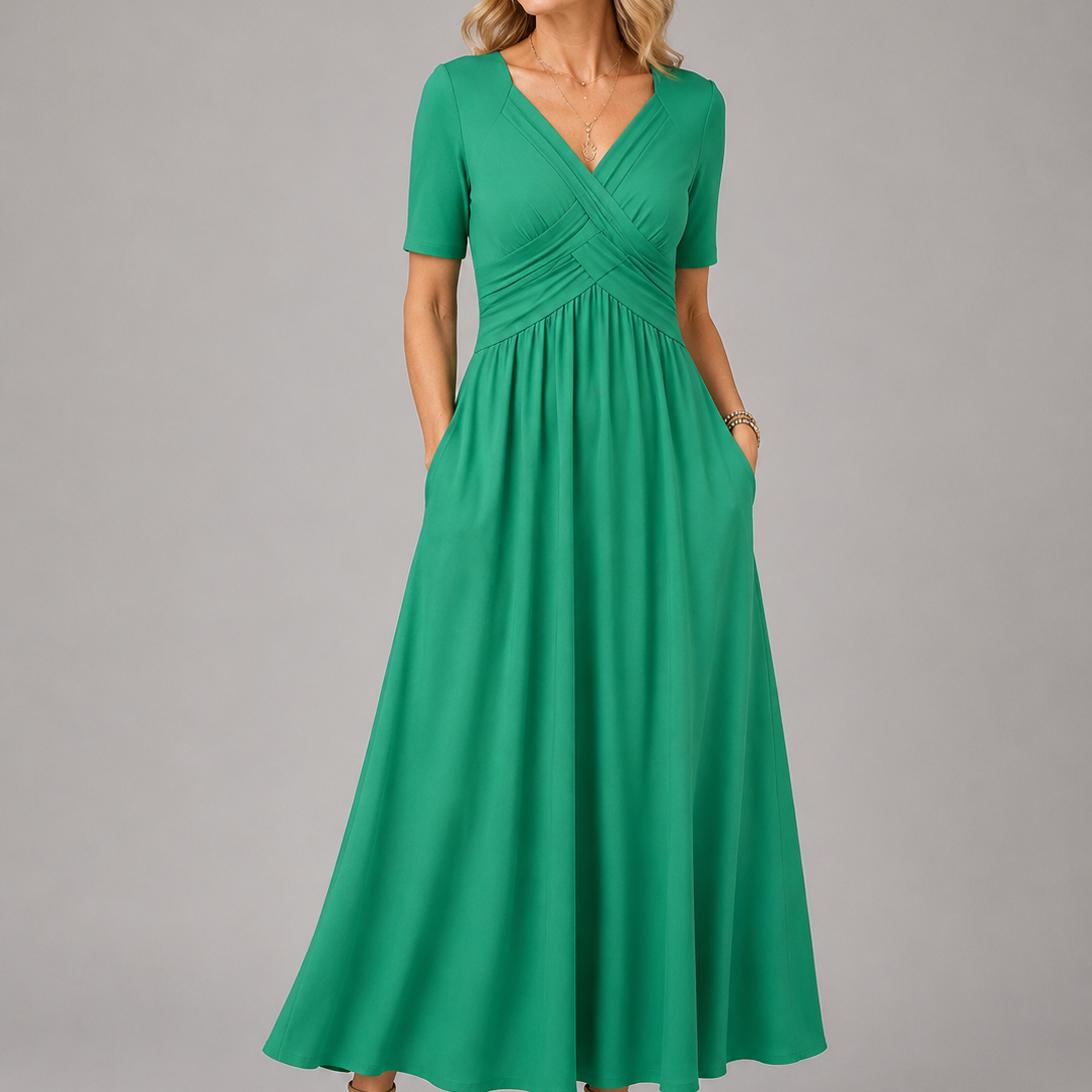 Angeli™ | Elegant Midi Dress