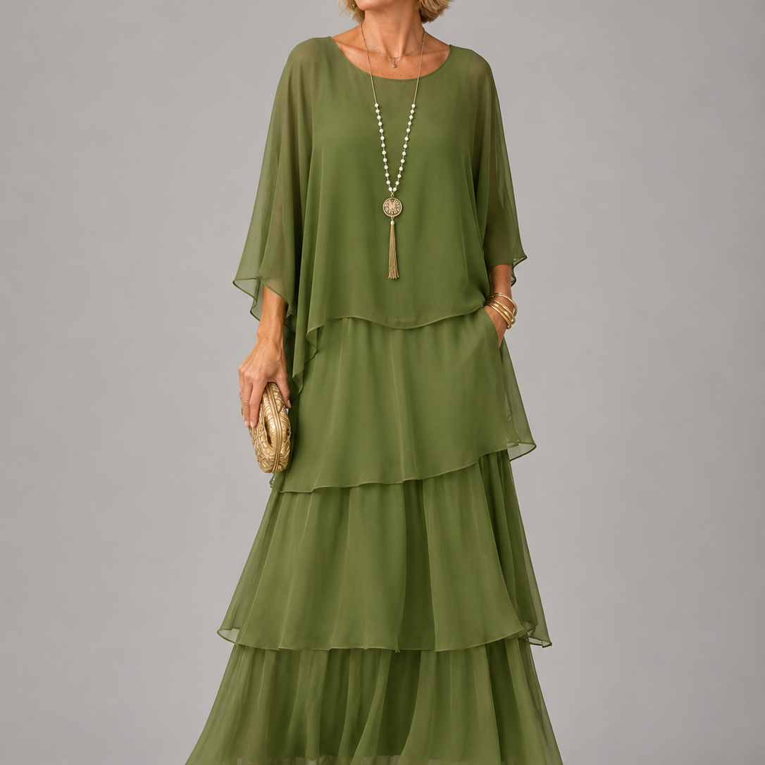 Lara™ | Elegant Flowing Maxi Dress