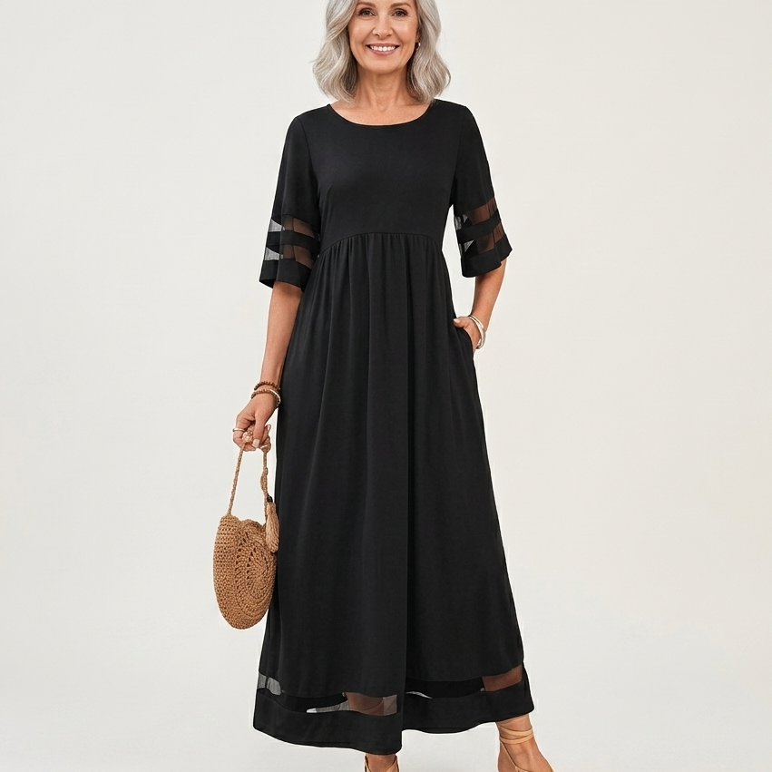 Aubrey™ | Flattering Tummy-Smoothing Midi Dress