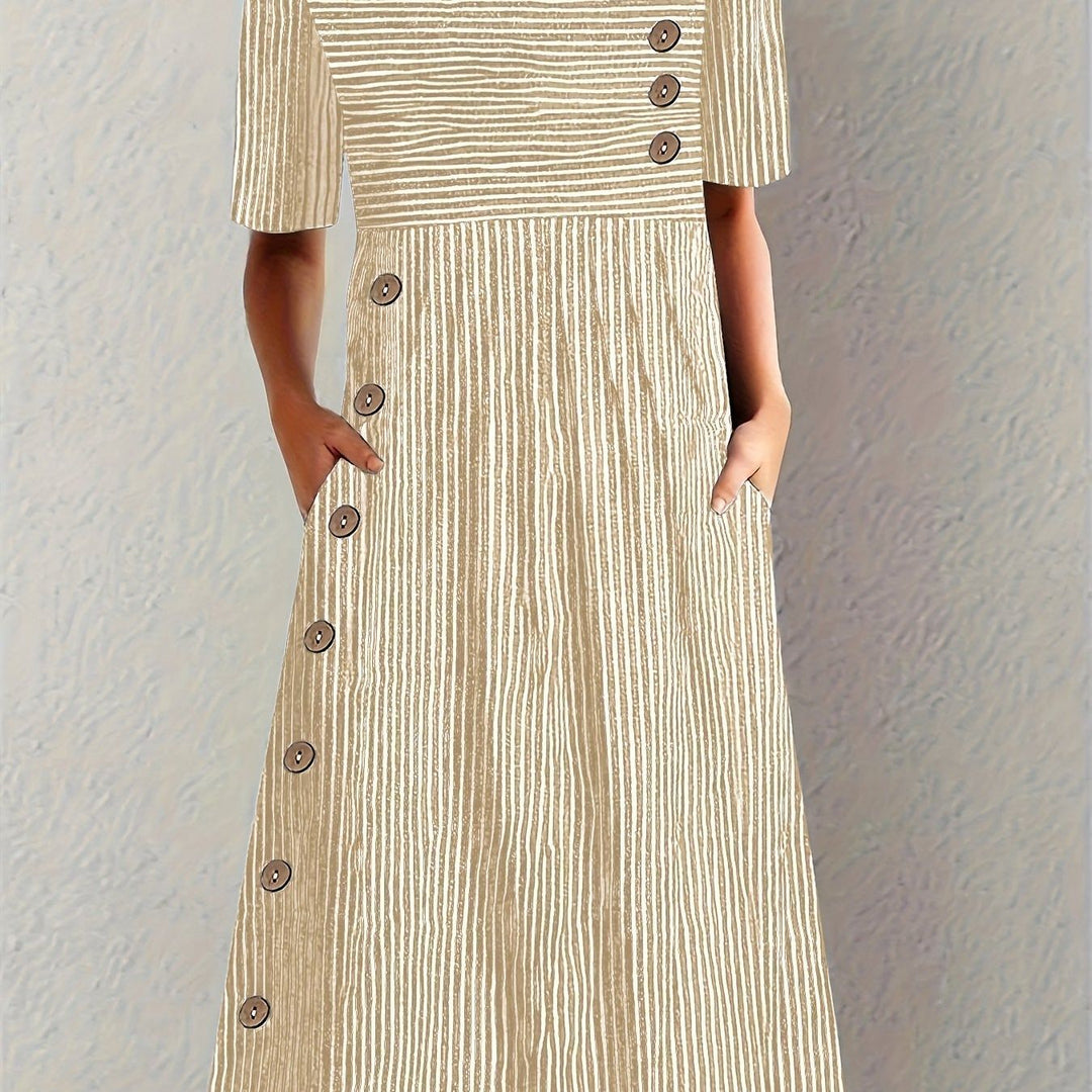 Edna | Striped Summer Dress