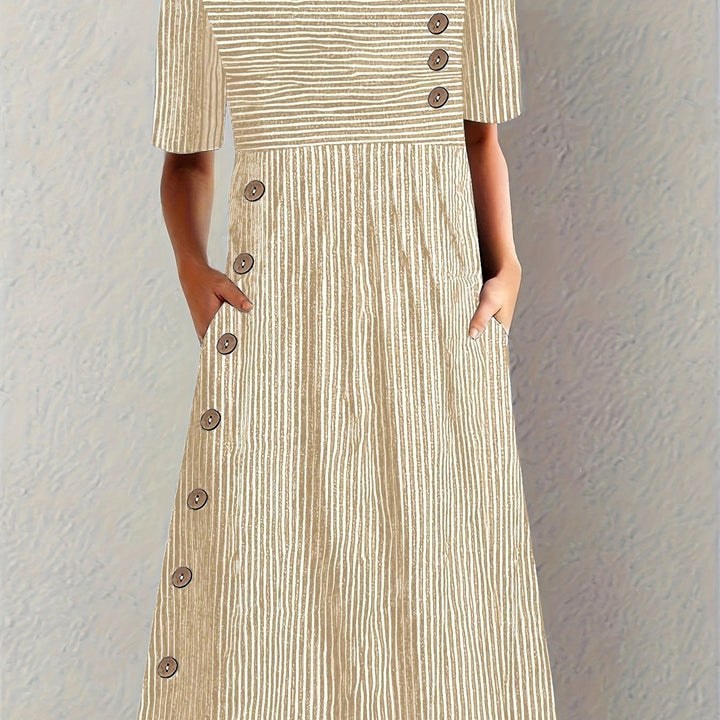 Edna | Striped Summer Dress
