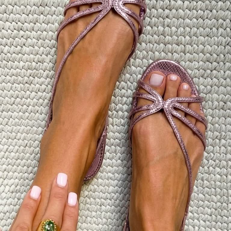 Gina | Golden Sandals Summer Elegance