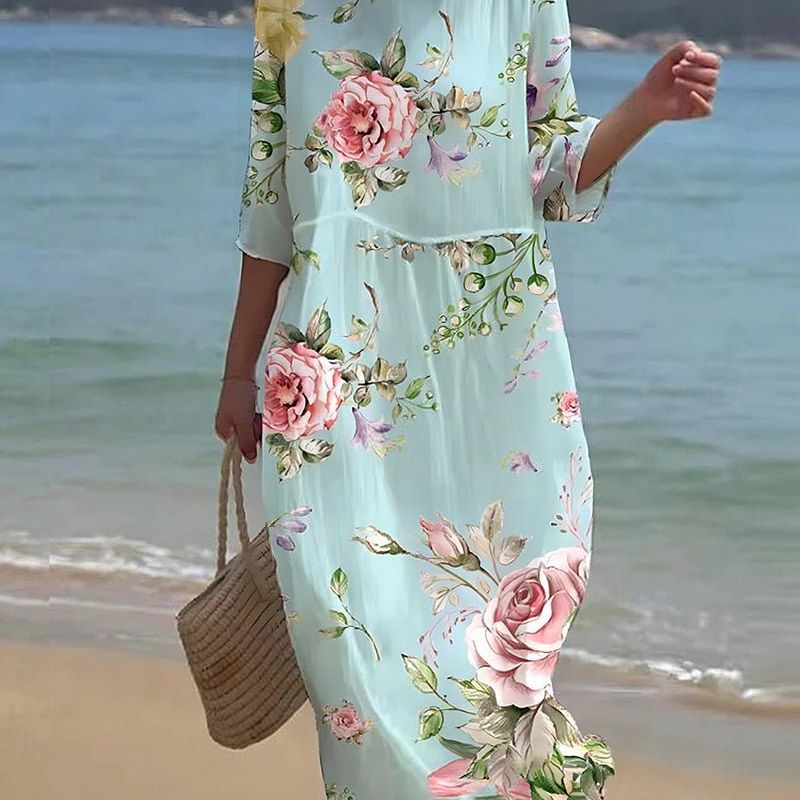 Brya | Sunset Flower Dress
