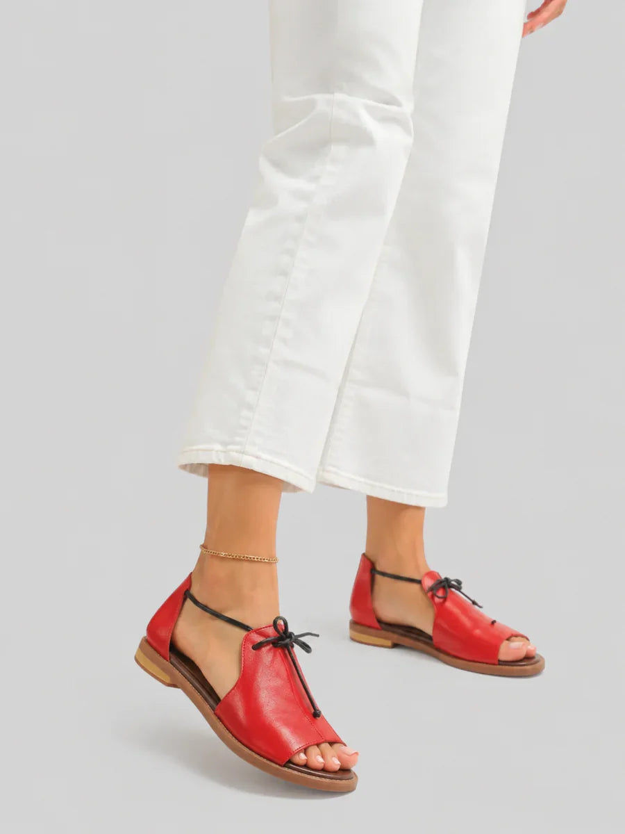 LILLIANA  | STRAP-STYLE LEATHER SANDALS