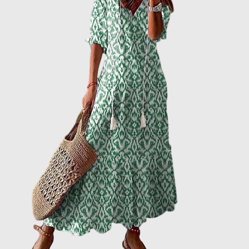 Ramona | Boho Vintage Summer Maxi Dress