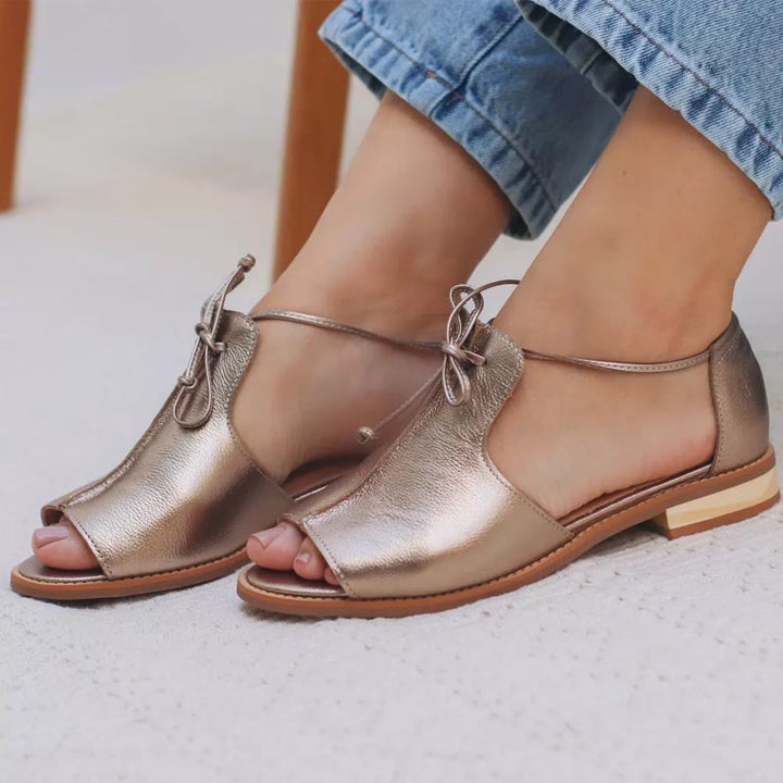 LILLIANA  | STRAP-STYLE LEATHER SANDALS