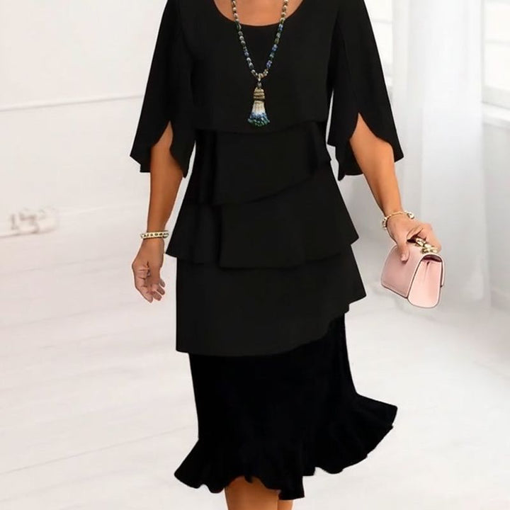 Patricia | Elegant Comfort Ruffle Dress