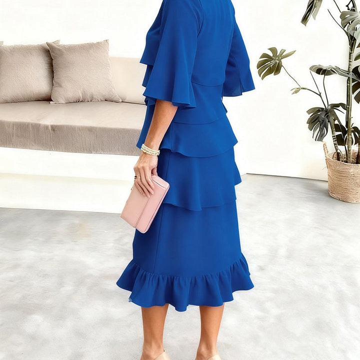 Patricia | Elegant Comfort Ruffle Dress