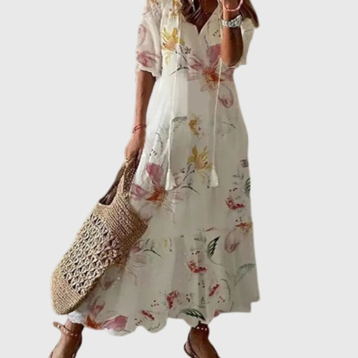 Ramona | Boho Vintage Summer Maxi Dress