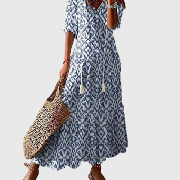 Ramona | Boho Vintage Summer Maxi Dress