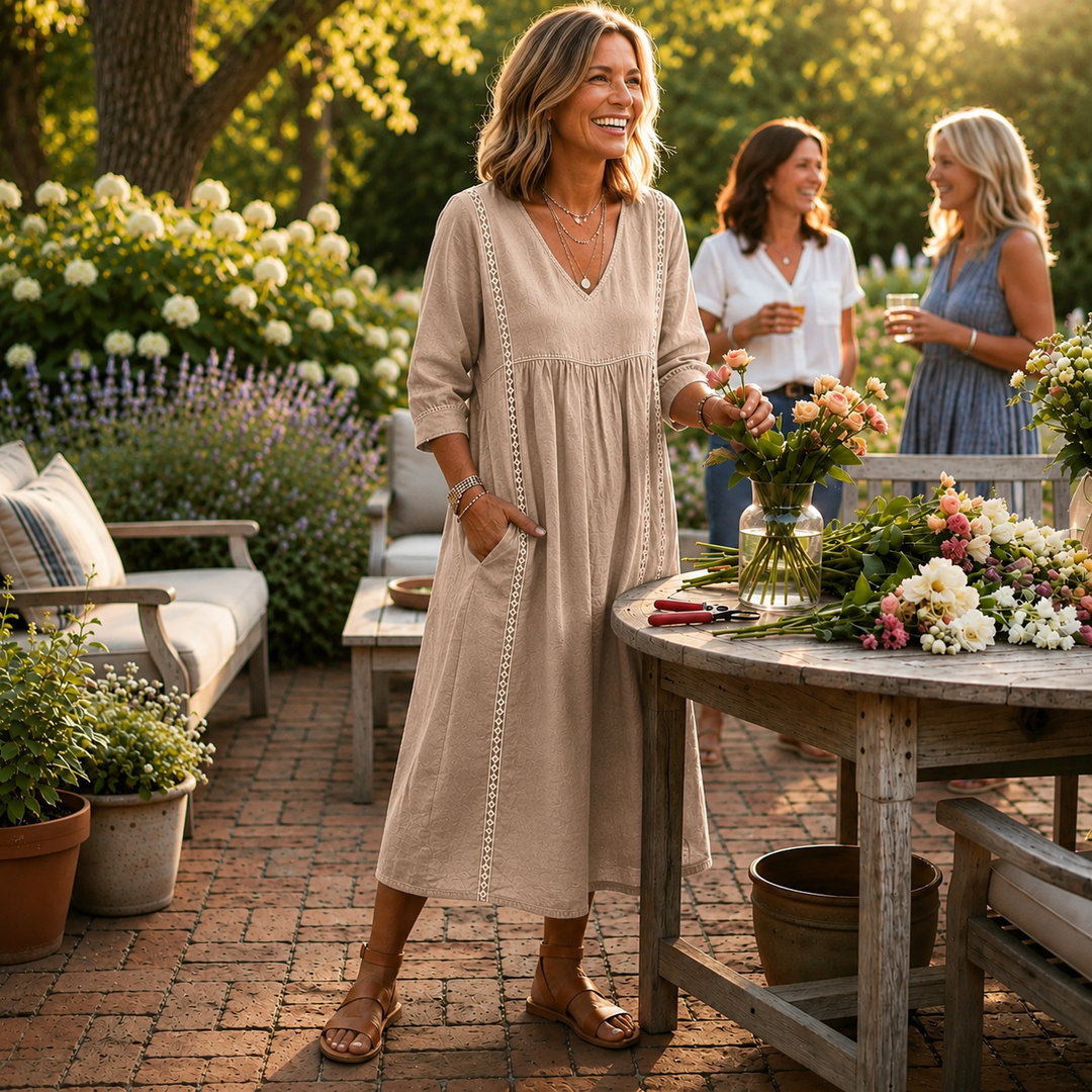 Carmen | Elegant Lightweight Maxi Dress