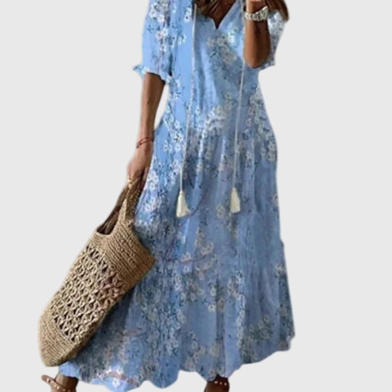Ramona | Boho Vintage Summer Maxi Dress
