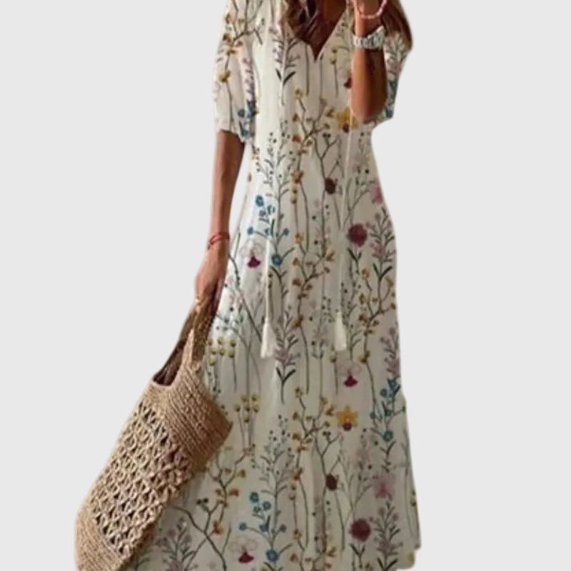 Ramona | Boho Vintage Summer Maxi Dress