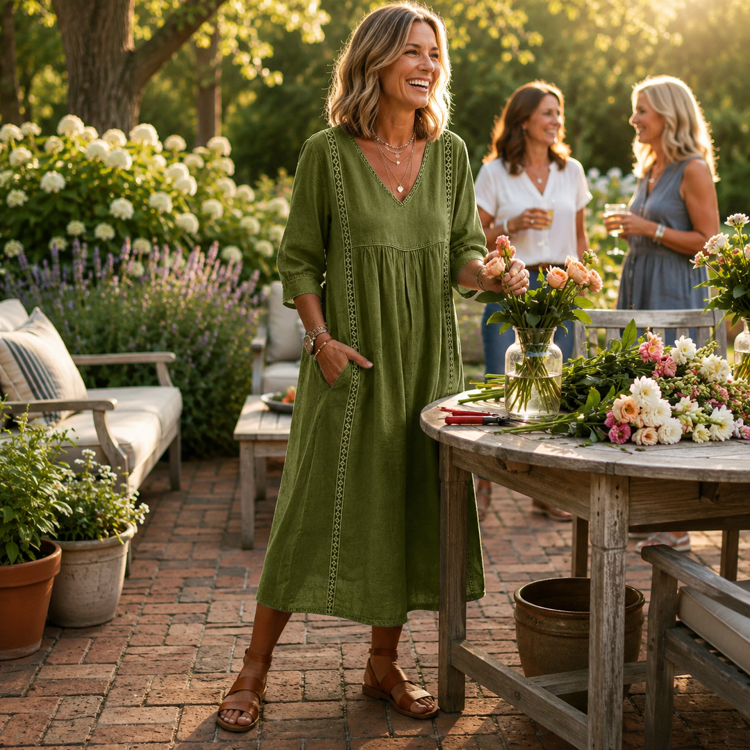 Carmen | Elegant Lightweight Maxi Dress