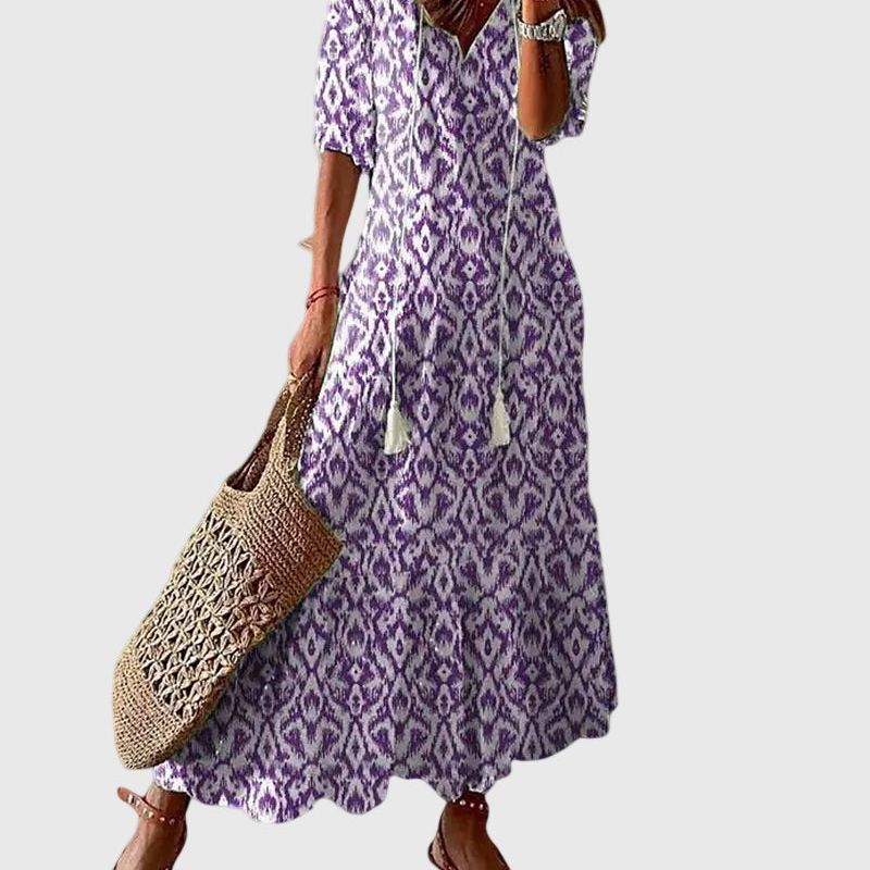 Ramona | Boho Vintage Summer Maxi Dress