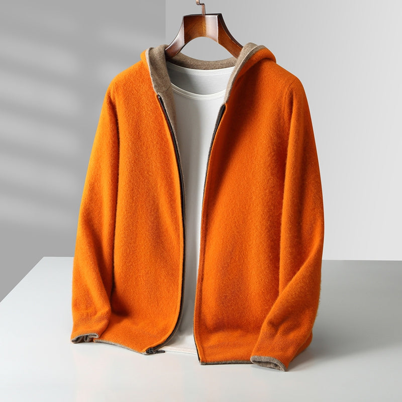 Torino Reversible Cashmere Hoodie
