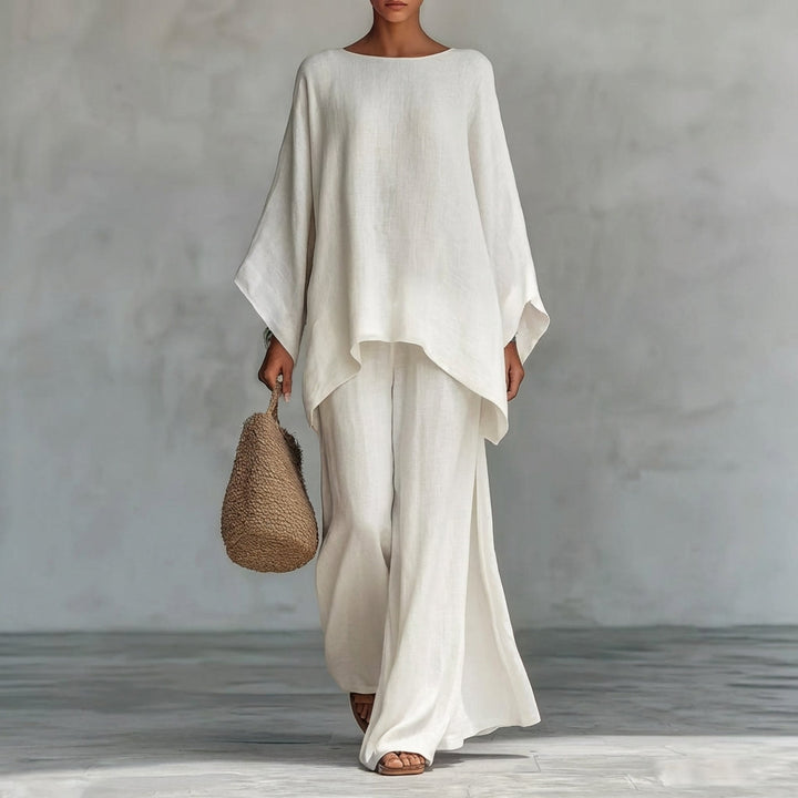 Cristina | Two-Piece Set with Long Sleeves and Loose Pants
