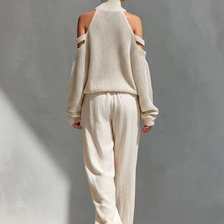 Fashion Knit and Linen Set