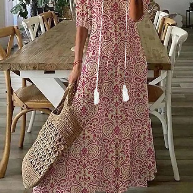 Ramona | Boho Vintage Summer Maxi Dress