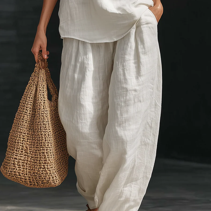 Zoe™ Sleeveless Set with Wide Pants