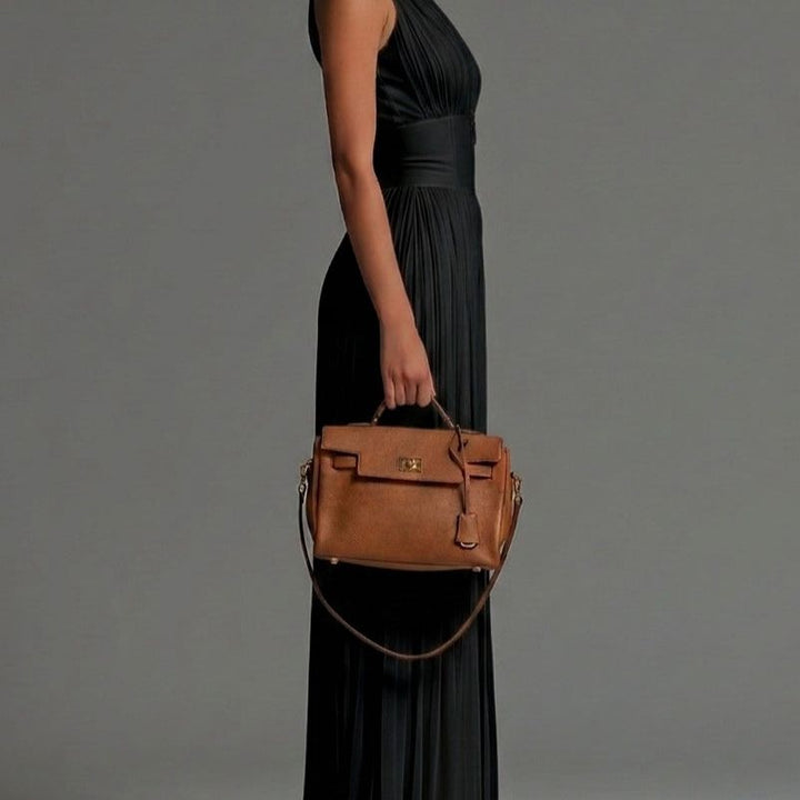 Black V-neck Sleeveless Zip-up Pleated Wide-leg Chiffon Jumpsuit