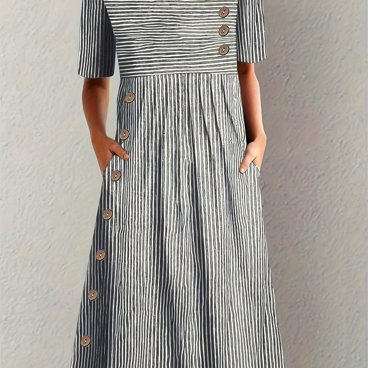 Edna | Striped Summer Dress