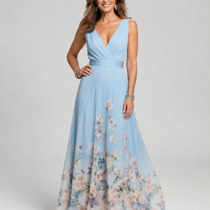 Michelle | Sleeveless A Maxi Dress