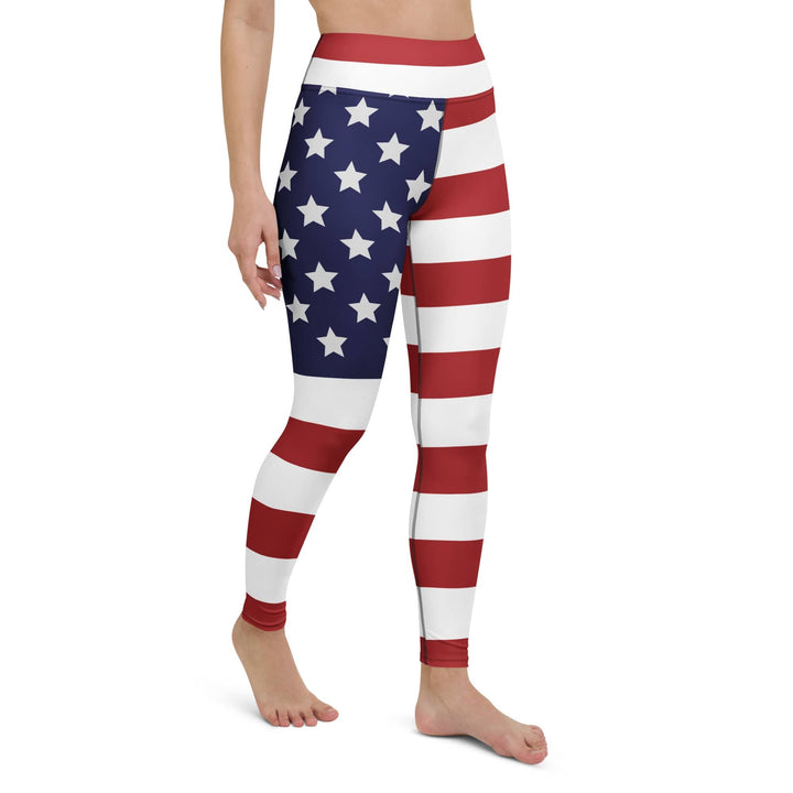 American Flag Yoga Leggings