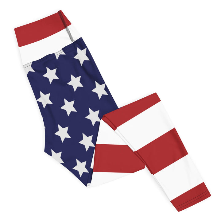 American Flag Yoga Leggings