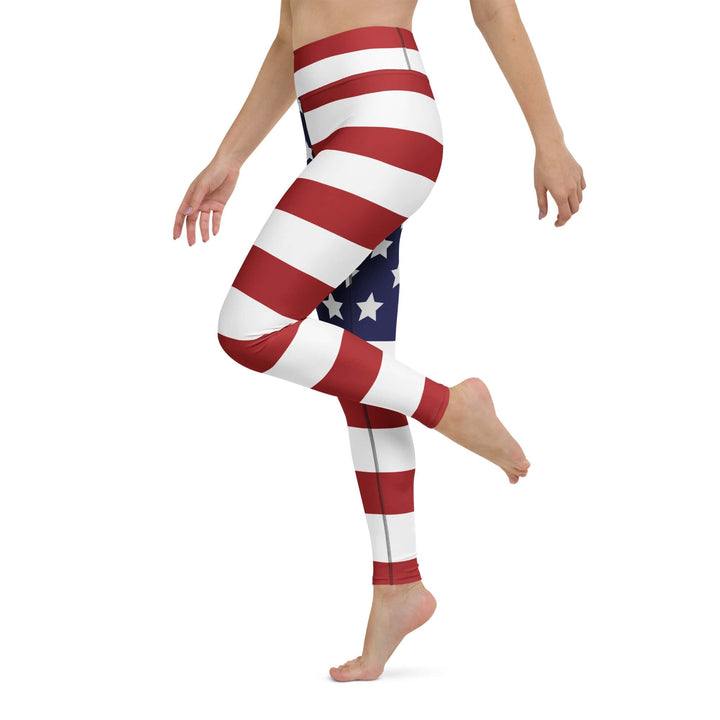 American Flag Yoga Leggings
