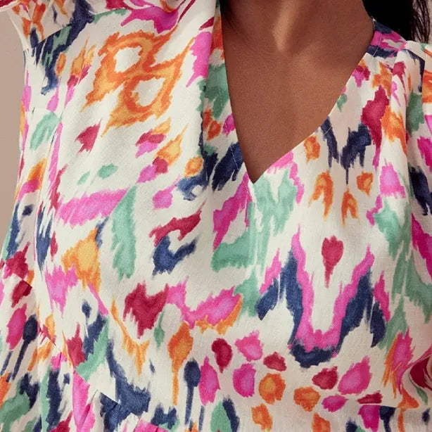 ISABELLA | ELEGANT COMFORT PRINTED TUNIC DRESS