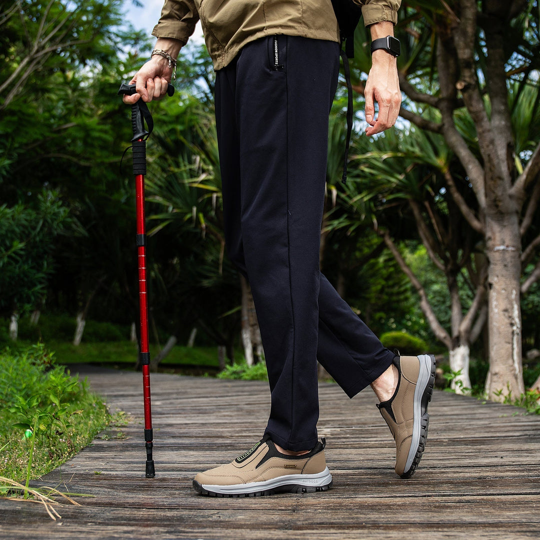 Men's Waterproof Orthopedic Slip-on Walking Shoes