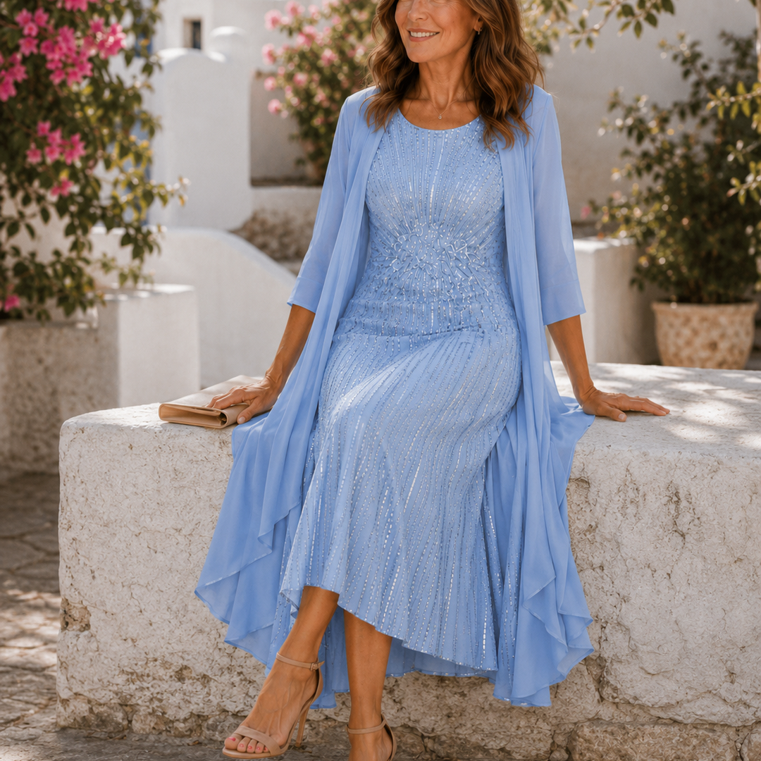Celeste | Sequin Duster Dress