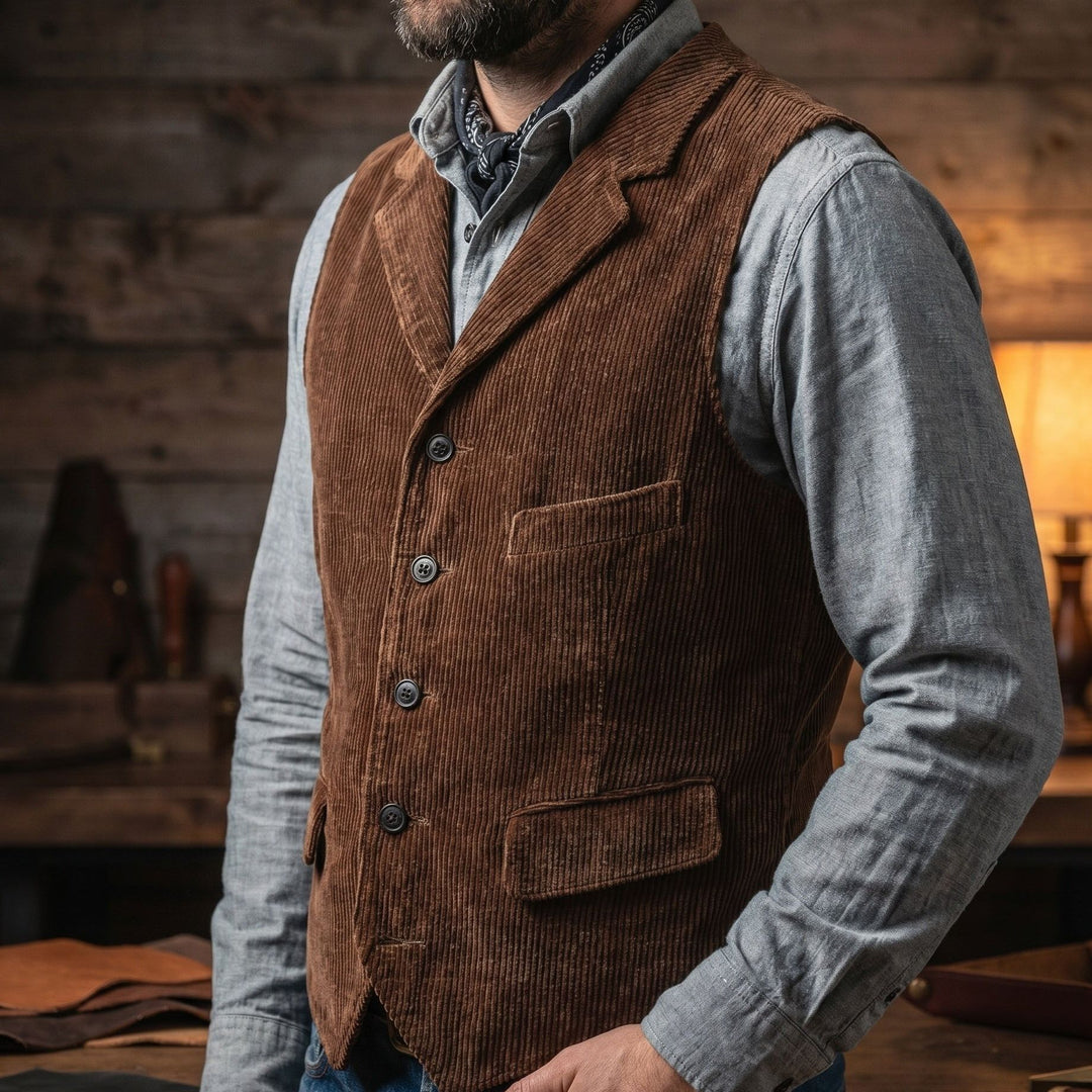Emiliano Corduroy Vest