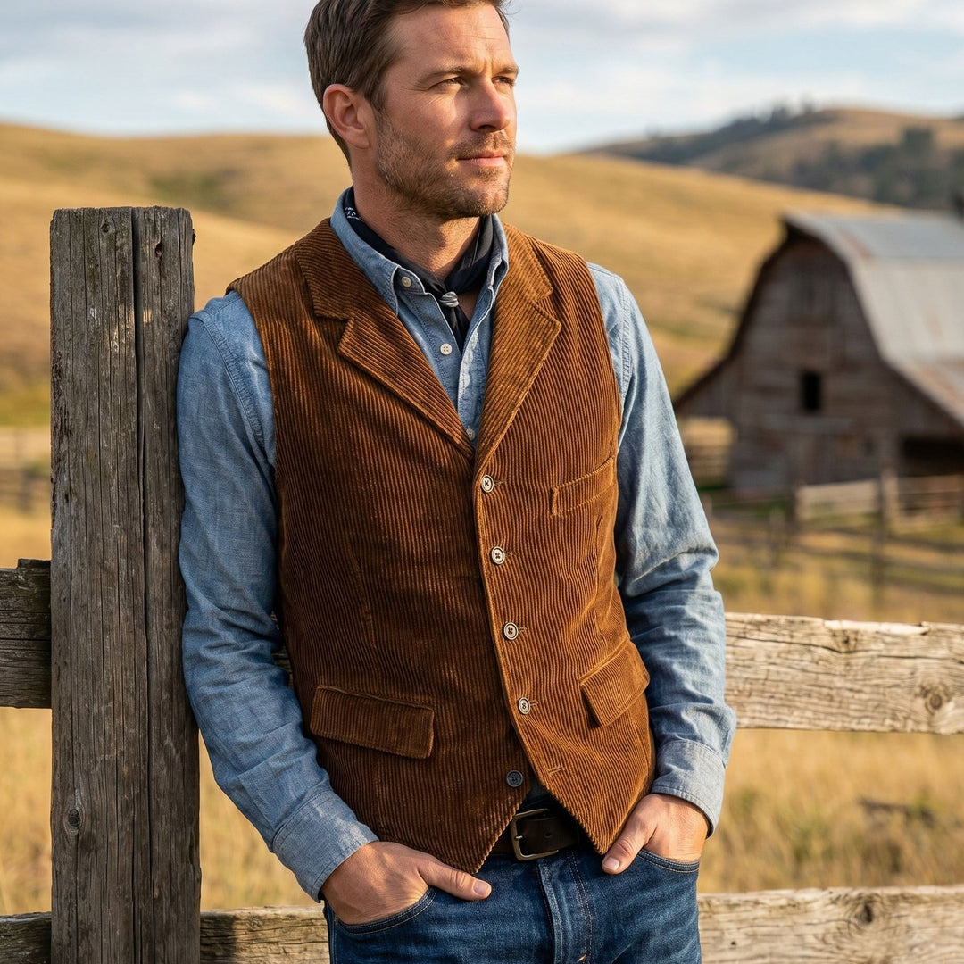 Emiliano Corduroy Vest