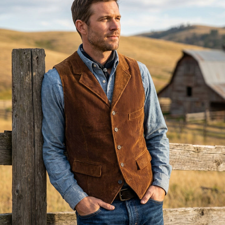 Emiliano Corduroy Vest