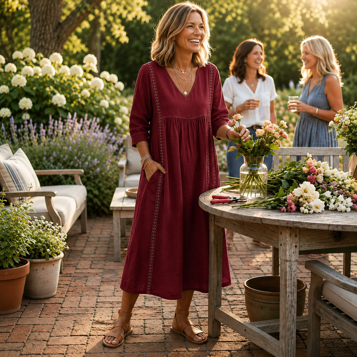 Carmen | Elegant Lightweight Maxi Dress