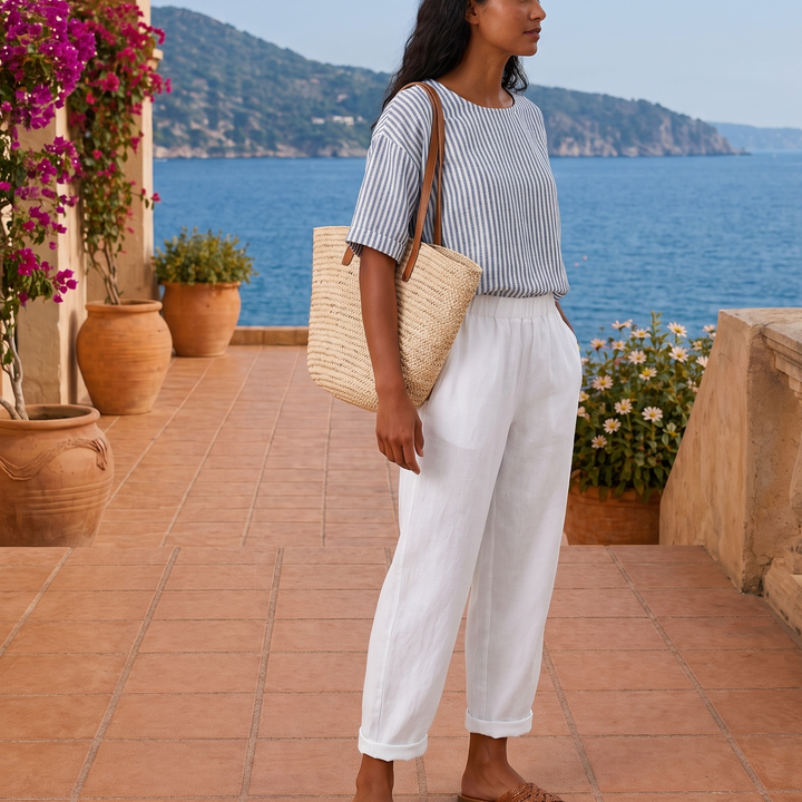 Sierra | Relaxed Linen Wide-Leg Pants