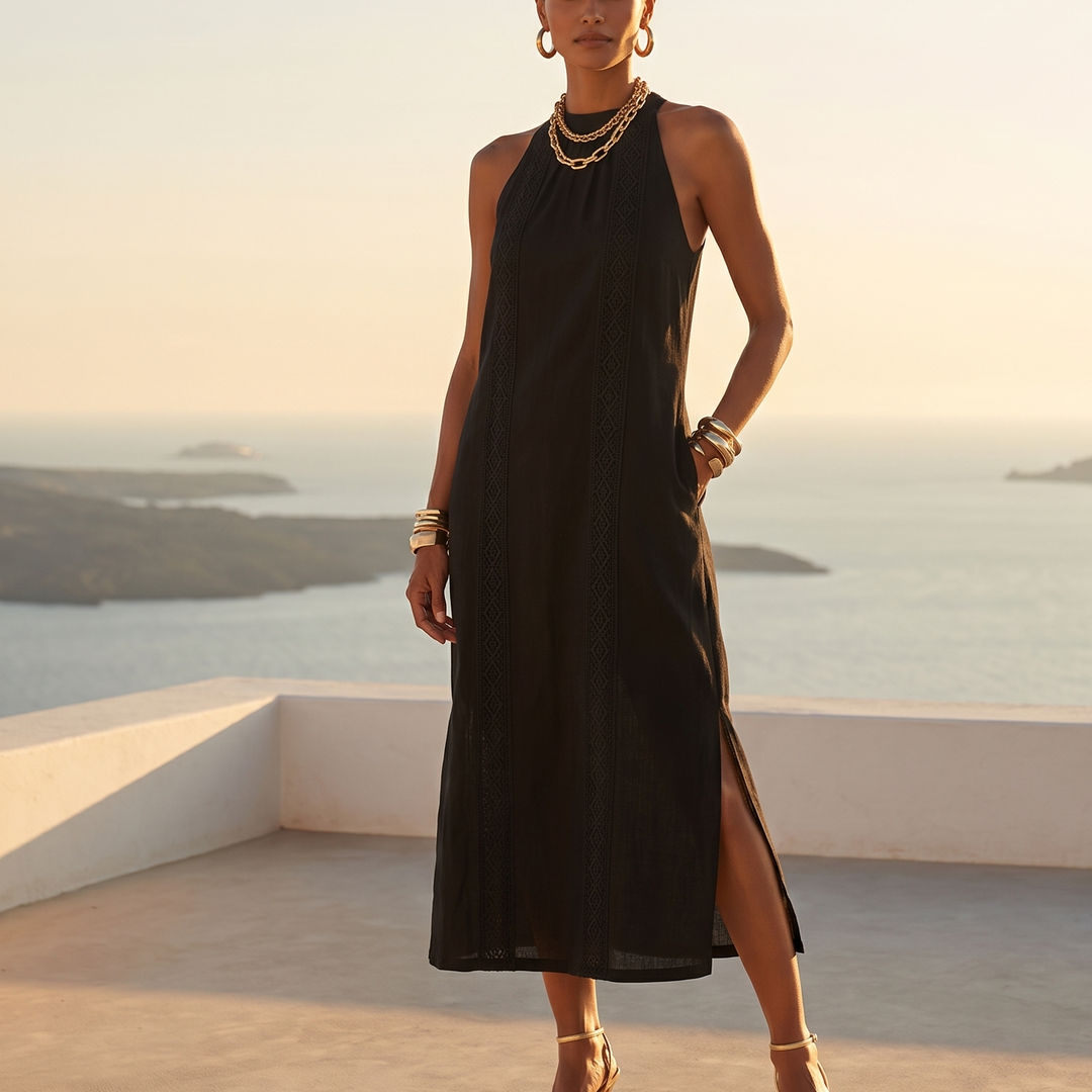 Jolene | Linen Midi Dress