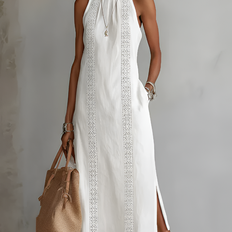 Jolene | Linen Midi Dress